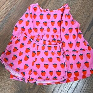 Alice + Ames Strawberry Kids Top & Shorts SET